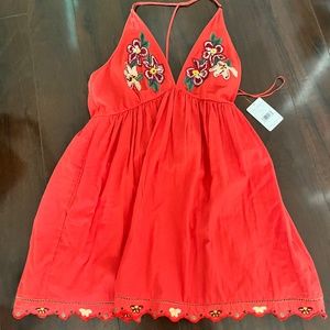 Free People embroidered dress